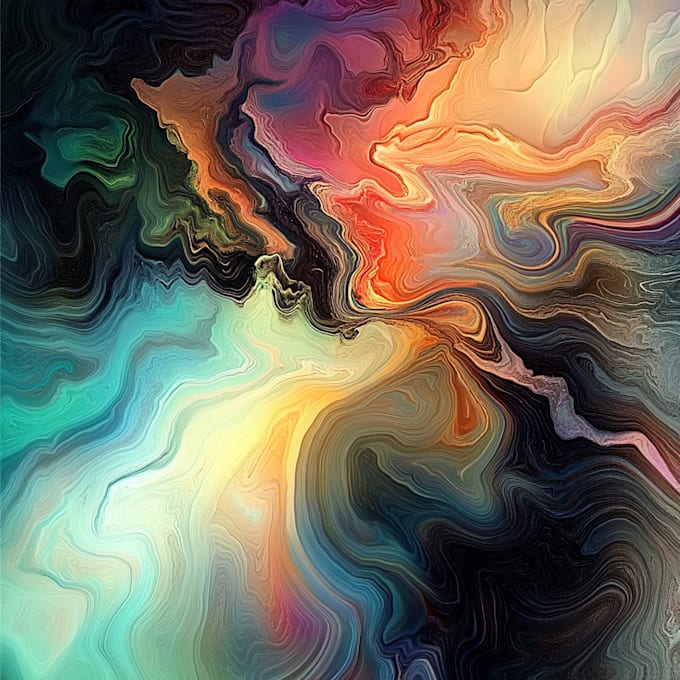 make a stunning work of abstract scribbling art