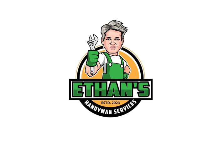 create attractive and imagination handyman service logo design