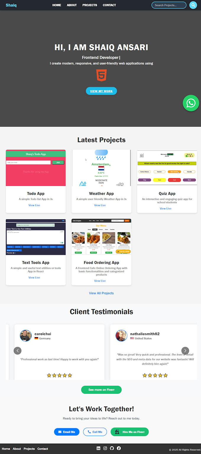 build a responsive landing page with tailwind CSS, bootstrap