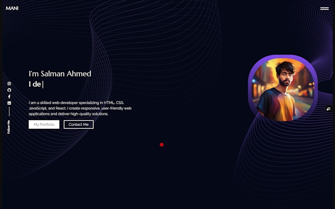 design stunning and responsive websites using nextjs, react