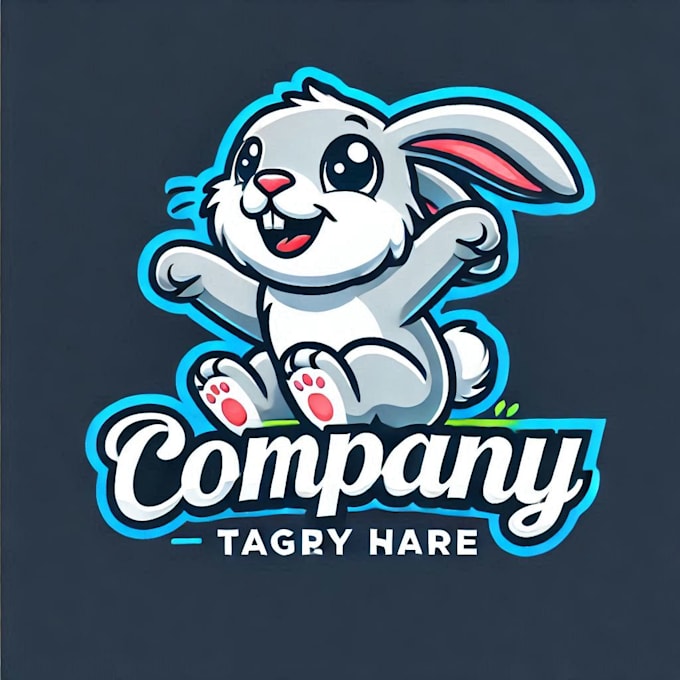 do make rabbit mascot logo design with 1 day delivery
