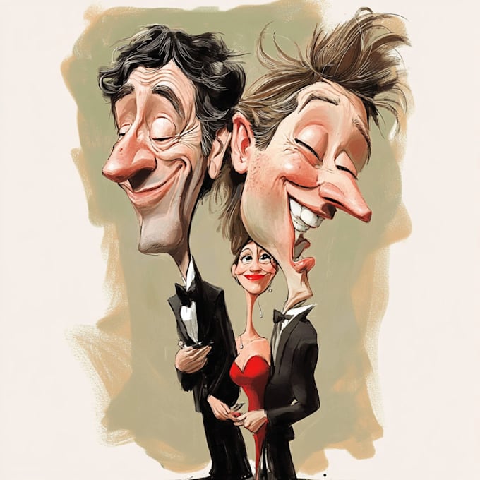 create a custom cartoon caricature for you