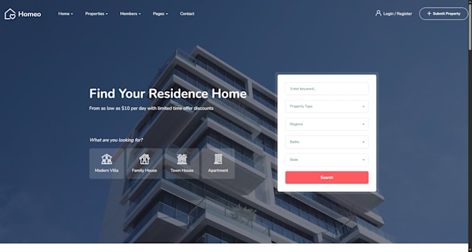 build real estate website realtor website with idx mls integration on wordpress