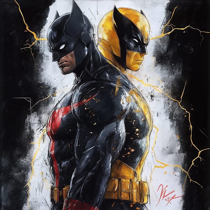 draw you as an amazing superhero