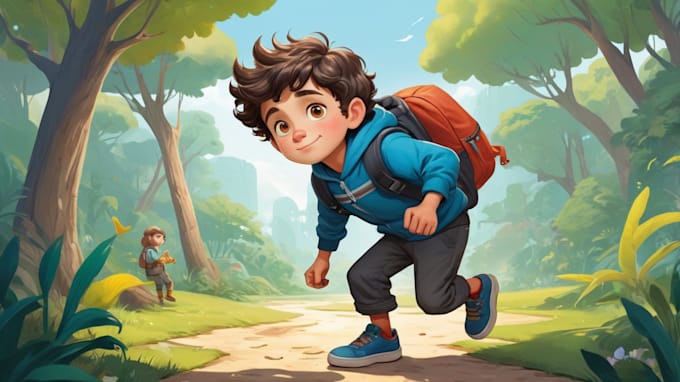 do children book illustrations, comic and artworks