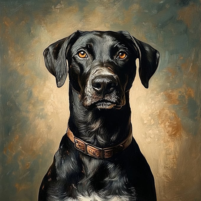 draw custom pet portrait, dog portrait, cat portrait