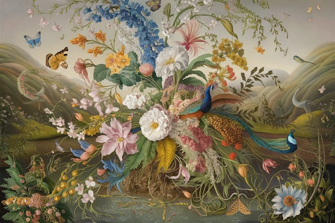 make any floral, animal or botanical art