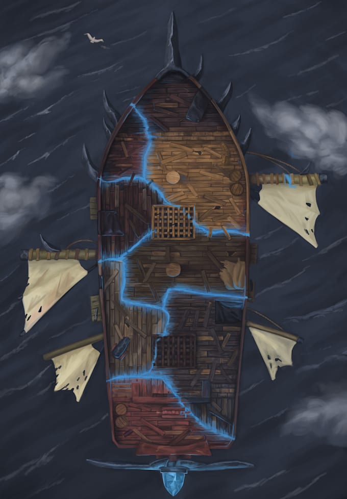 paint a fantasy map