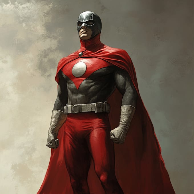 design an amazing superhero pop art