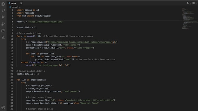 do web scraping, data scraping with python within 24hrs