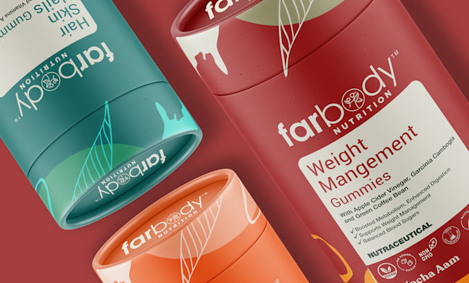 create premium supplement label design