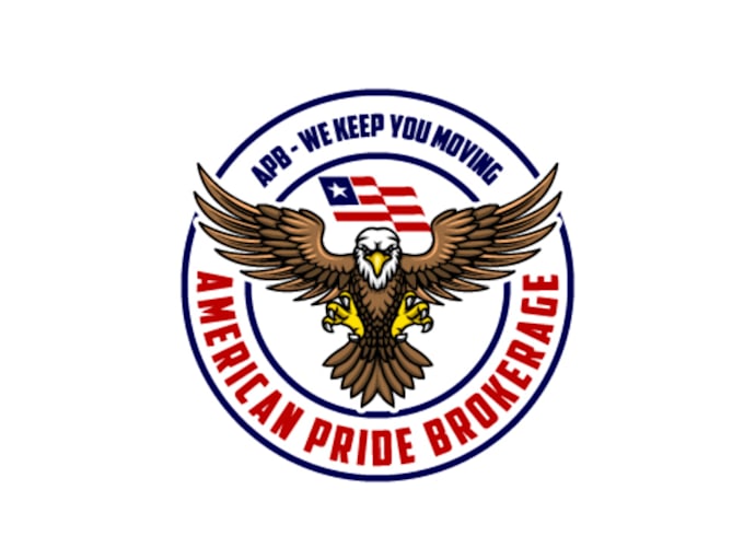 create minimalist and professional american pride logo or icon design