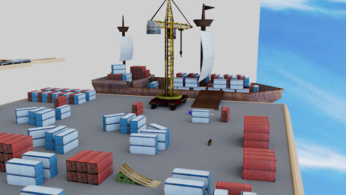 3d game environments and assets modeling and texturing