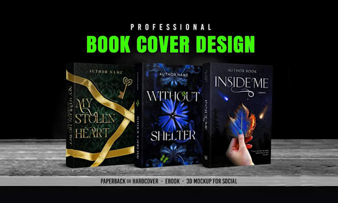 design an eye catching book cover for amazon KDP and self publishing