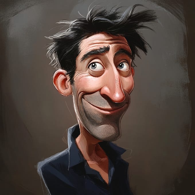draw a funny caricature
