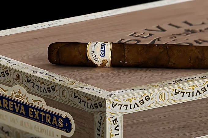 design premium cigar logo, bands, labels, brands, and box