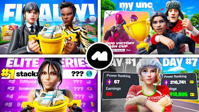 create you custom fortnite thumbnail