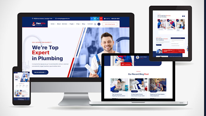 design, redesign, revamp wordpress website, business or blog website development