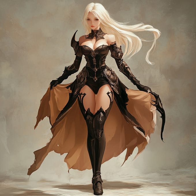 create fantasy character artwork