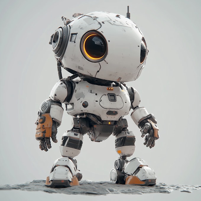 make a mecha robot illustrations