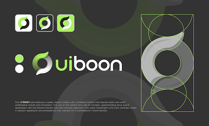 design or redesign minimal logo with golden ratio