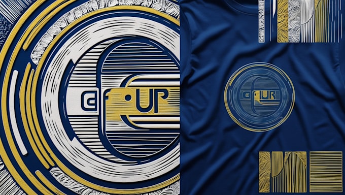 create linocut tshirt design for brands