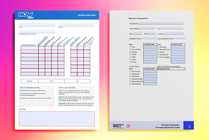 design fillable PDF form