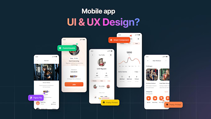 do custom UI UX design, mobile and website ui design