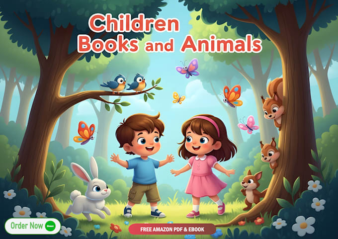 create awesome children story book illustrations