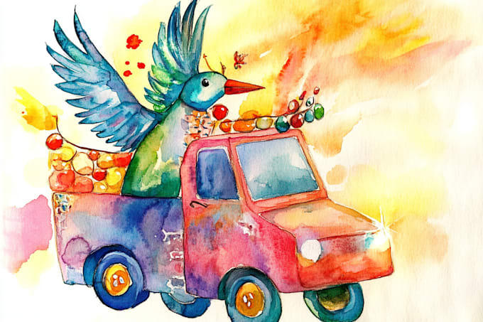 paint anything in watercolor
