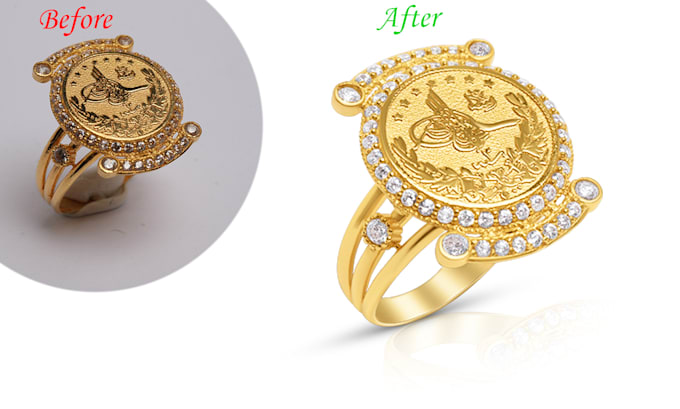 do high end jewelry image editing and retouching perfectly