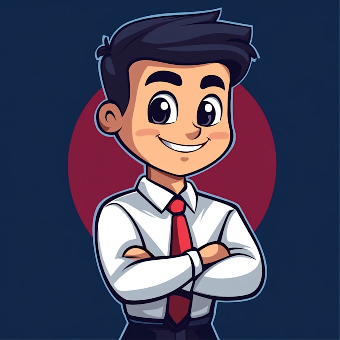 design a 2d cartoon character
