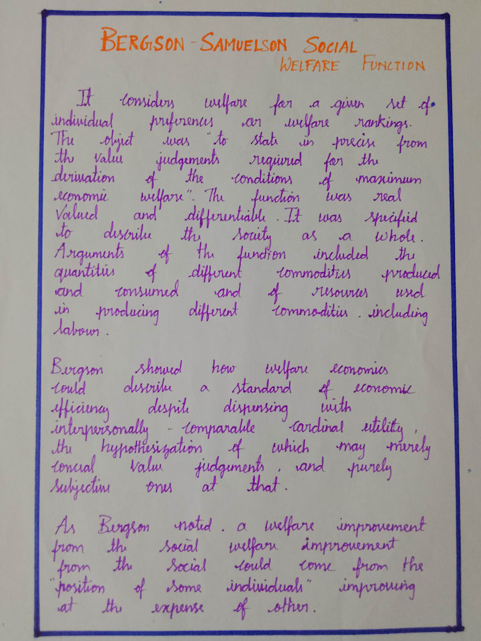 Elegant handwritten notes and assignments by Srinidhi71 | Fiverr