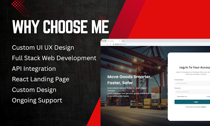 be your react front end developer