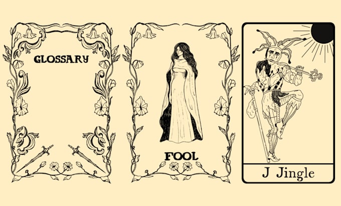 create bespoke tarot illustrations