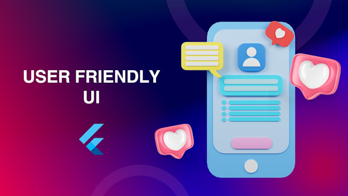 do mobile app development for android and ios apps using flutter