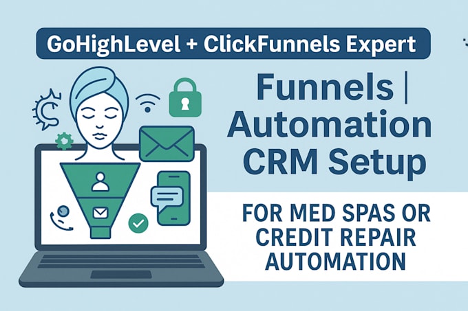 gohighlevel clickfunnel campaigns for med spas, credit repair automation