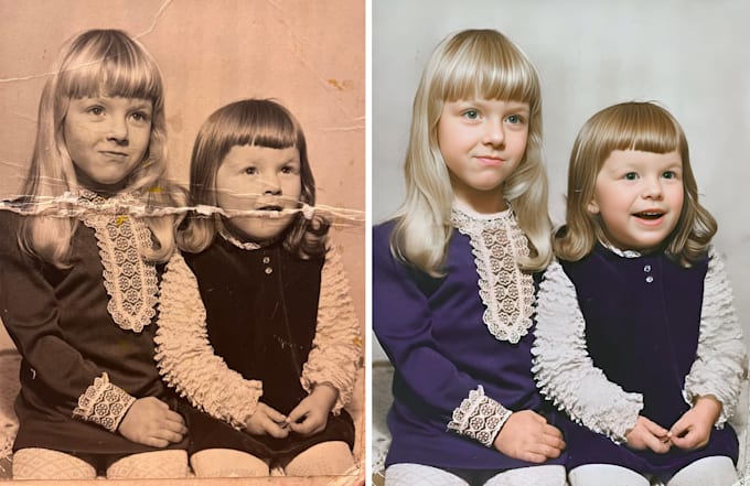 restore old photos in 24 hours