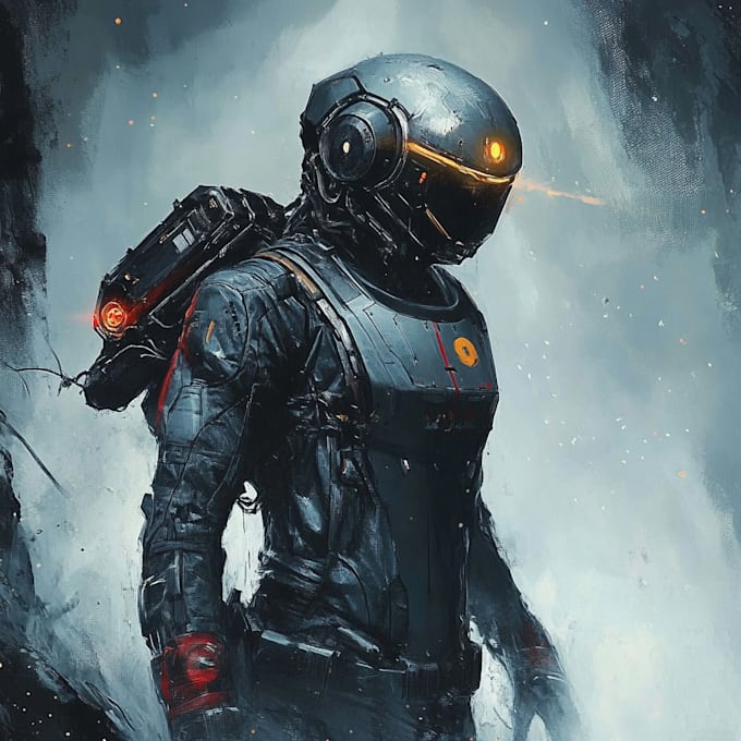 make beautiful sci fi, fantasy, dnd character art