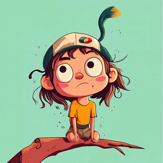 design amazing cartoon logo