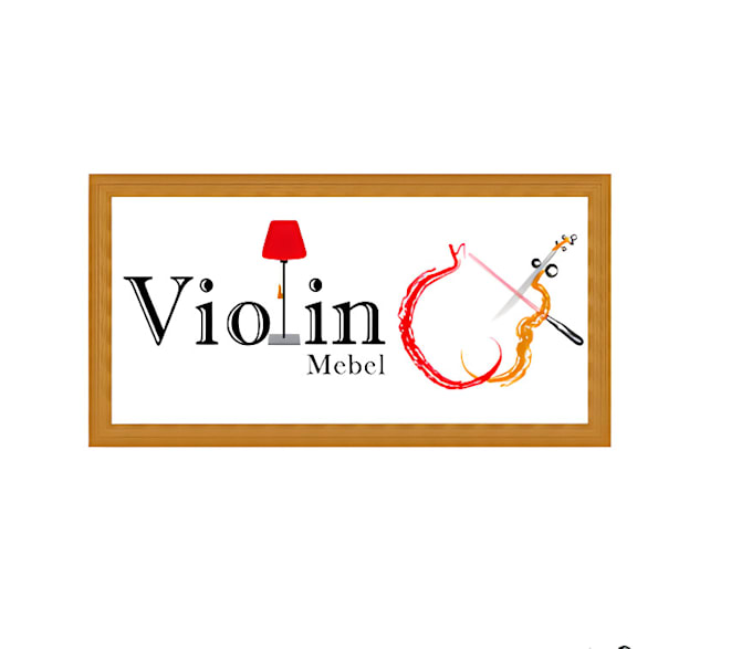 create a creative wood furniture store logo