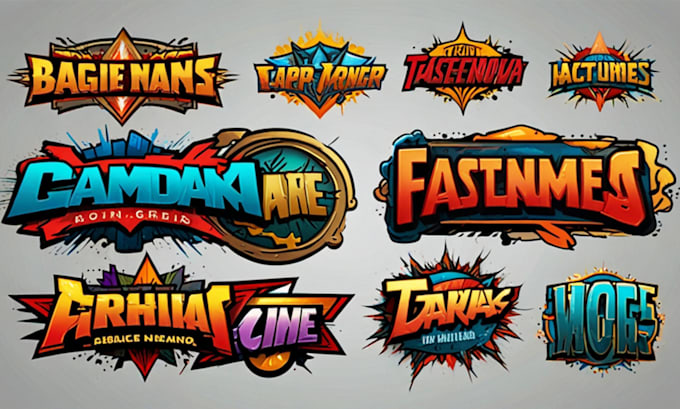 Create a title logo design for comic book, novels, movies, and games by ...