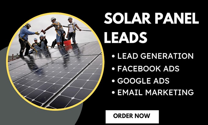 generate exclusive solar panel installation lead solar panel landing page design