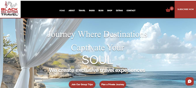 create a professional website for your travel agency