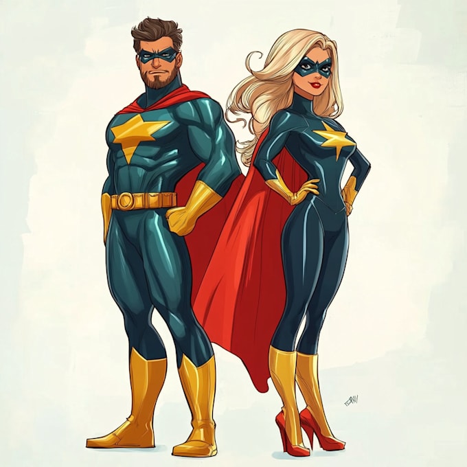 make super hero character design