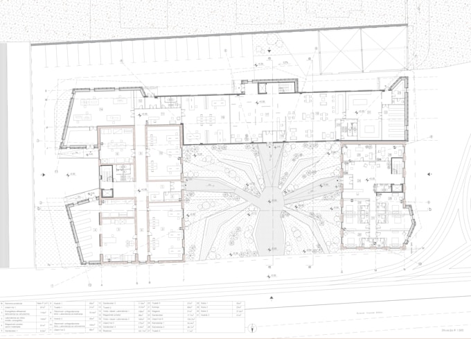 create 2d architectural floor plans and technical drawings