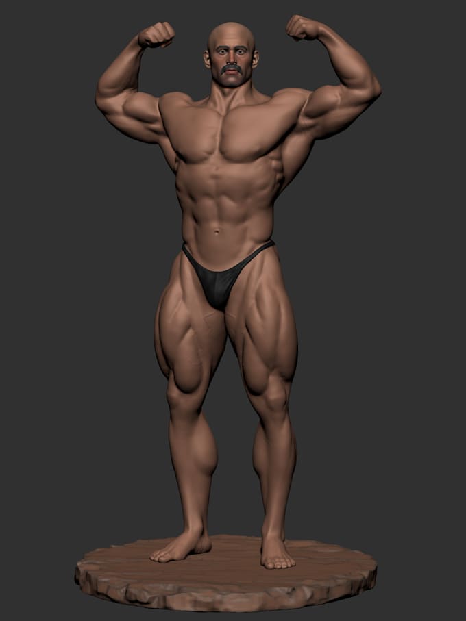 do 3d character for 3d printing