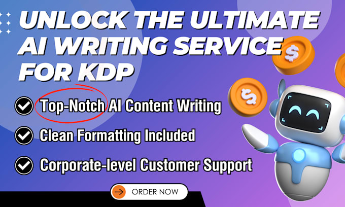 provide expert ai books and ebook writing