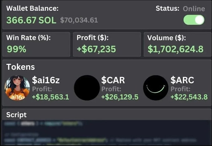 create crypto arbitrage bot, bybit, solana liquidity bot, solana arbitrage bot