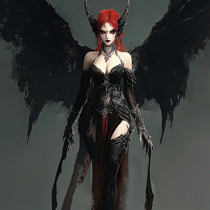 create a fantasy or eerie horror illustration